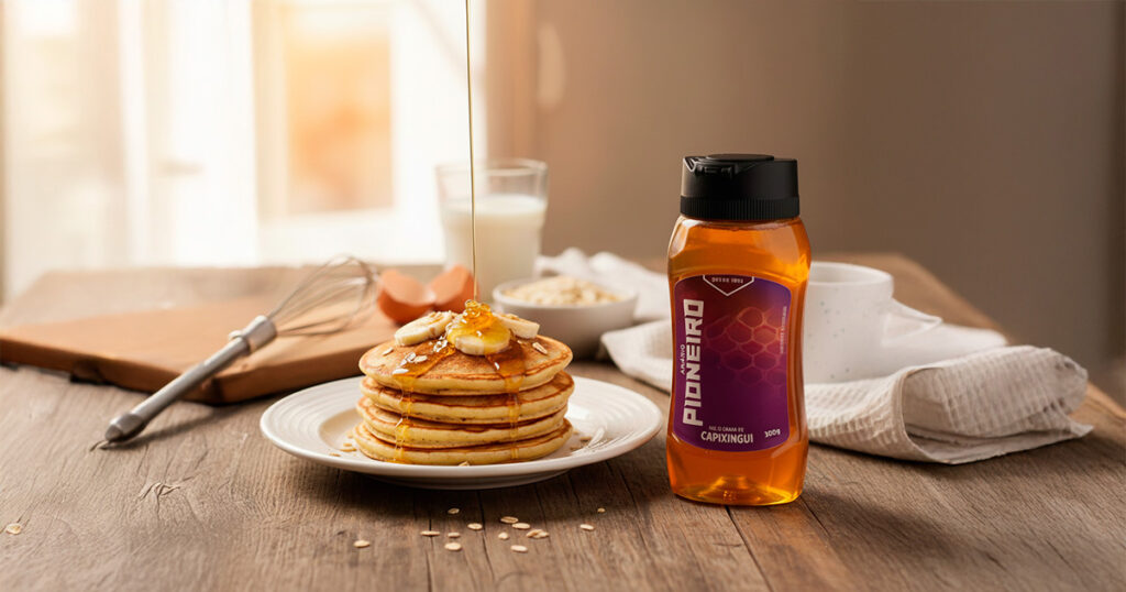 mel de abelha, mel de flor, apiário pioneiro